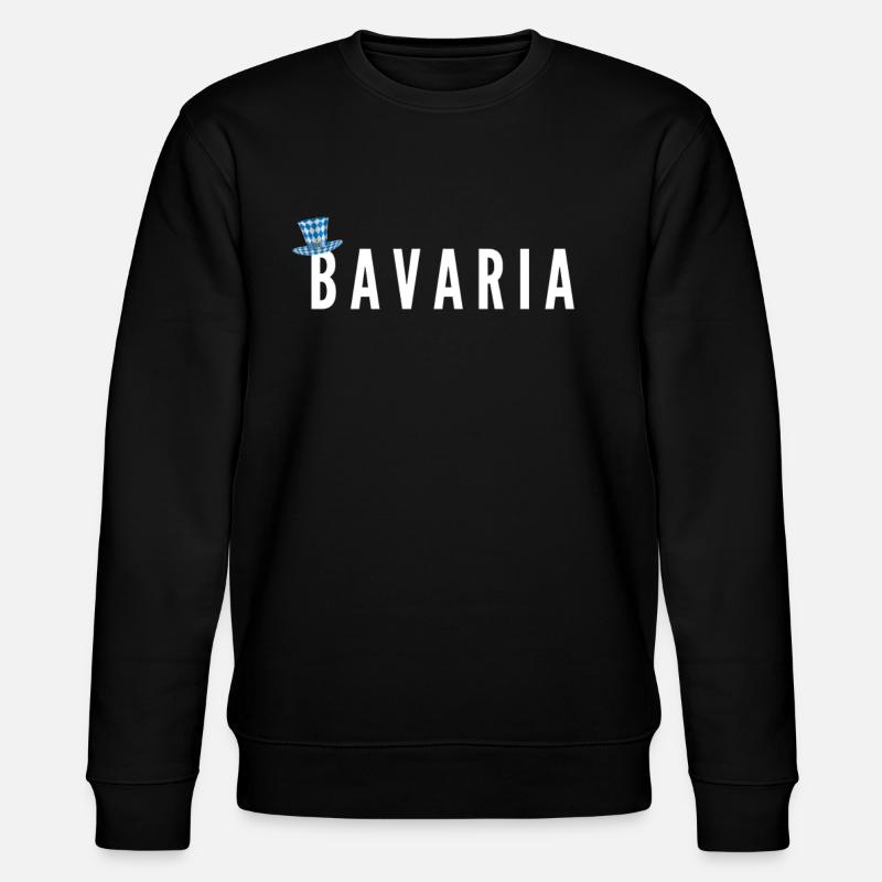 Bayern Bavaria - Stanley/Stella Unisex Bio-Sweatshirt CHANGER - Schwarz