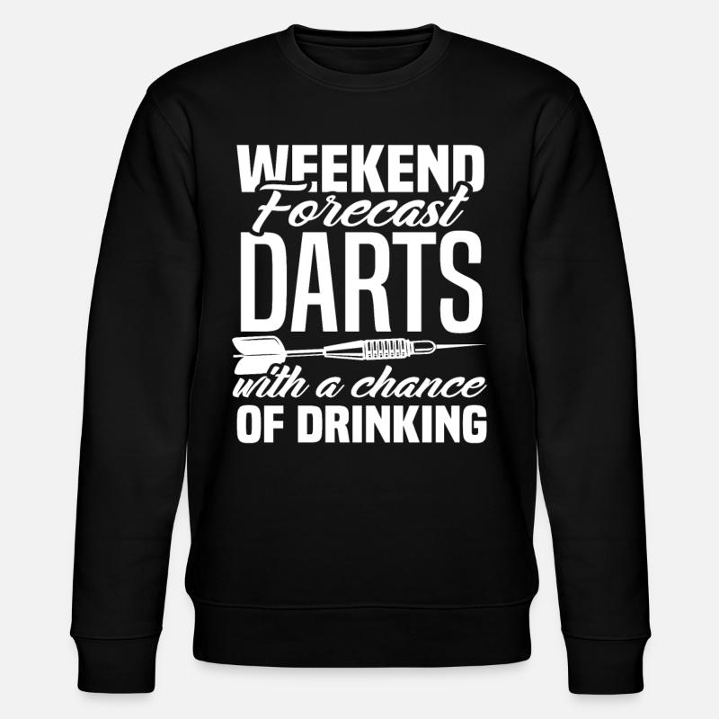 Weekend Darts - Stanley/Stella CHANGER Unisex Organic Sweatshirt - black