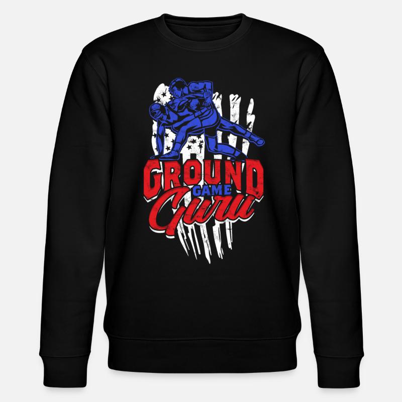 Sambo Ground Game Guru - Stanley/Stella CHANGER Unisex Organic Sweatshirt - black