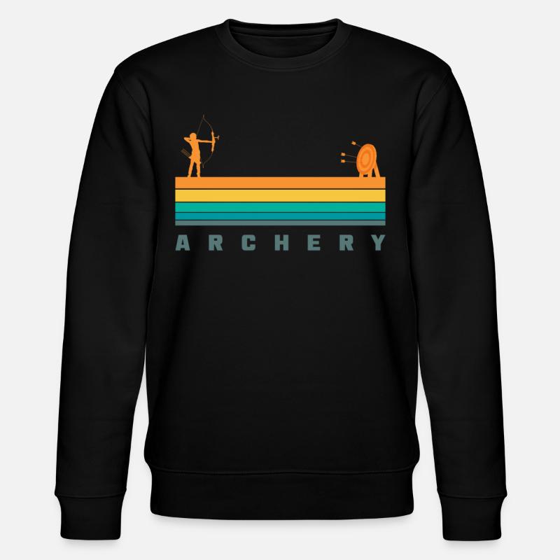 Tir à l’arc rétro - Sweat bio CHANGER Stanley/Stella Unisexe - noir