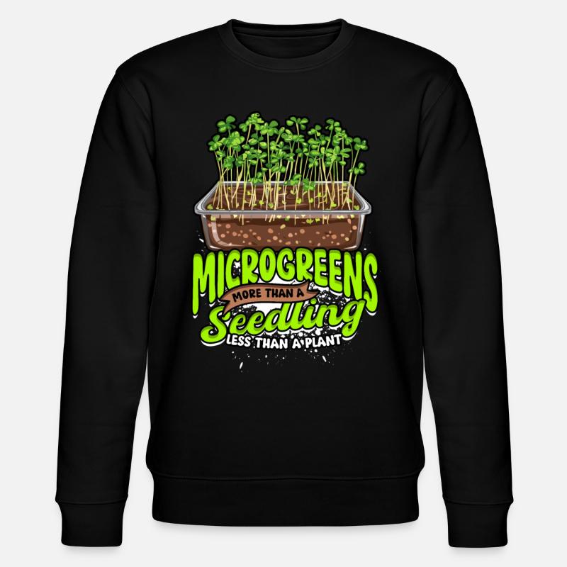 Microgreen Microgreens - Stanley/Stella CHANGER Unisex Organic Sweatshirt - black