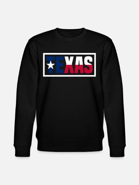 Texas - Stanley/Stella CHANGER Unisex Organic Sweatshirt - black