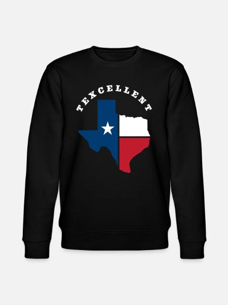 Texas State Origin - Stanley/Stella CHANGER Unisex Organic Sweatshirt - black