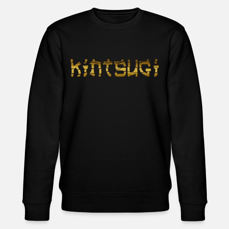 Kintsugi Kintsukuroi - Stanley/Stella CHANGER Unisex Organic Sweatshirt - black