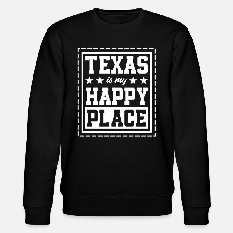 Texas Lieblingsplatz - Stanley/Stella Unisex Bio-Sweatshirt CHANGER - Schwarz