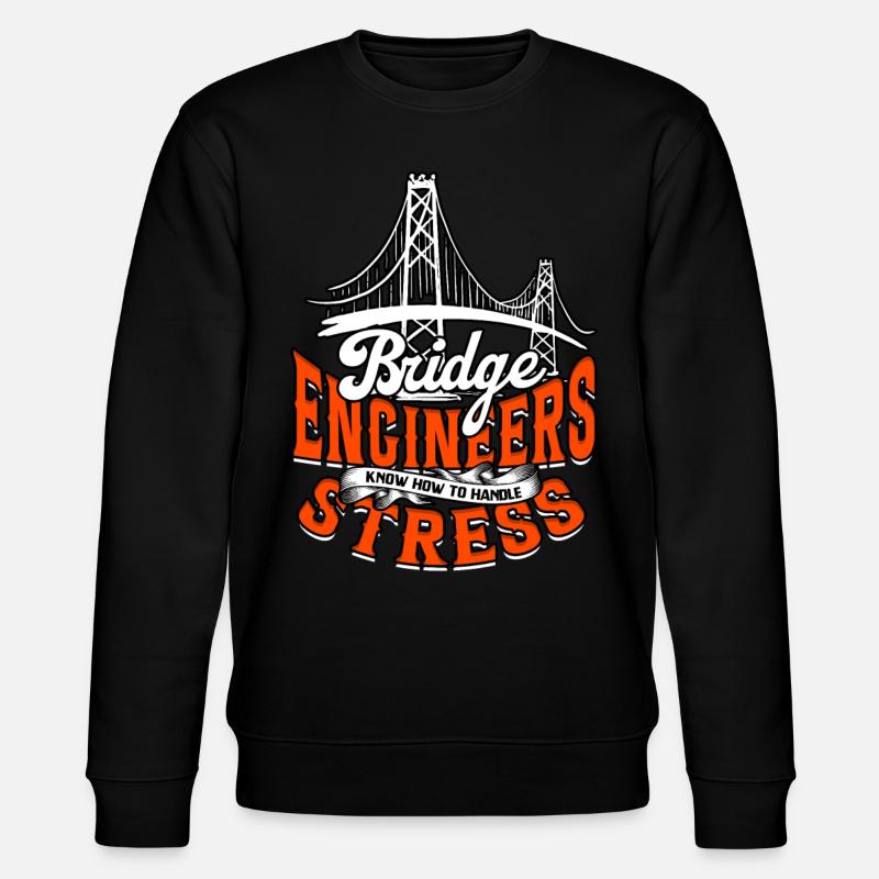 Bridge Engineer Civil Engineering - Stanley/Stella CHANGER Unisex Organic Sweatshirt - black