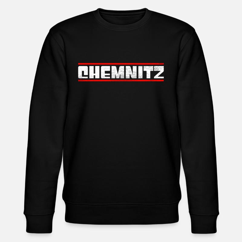 Chemnitz - Stanley/Stella Unisex Bio-Sweatshirt CHANGER  - Schwarz