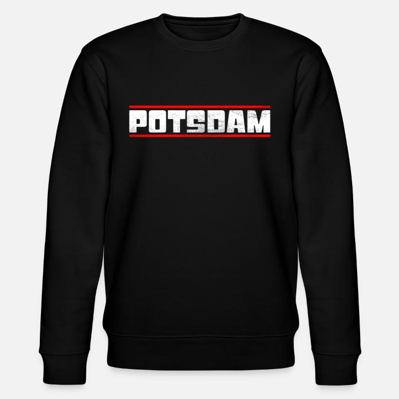 Potsdam - Stanley/Stella Unisex Bio-Sweatshirt CHANGER  - Schwarz