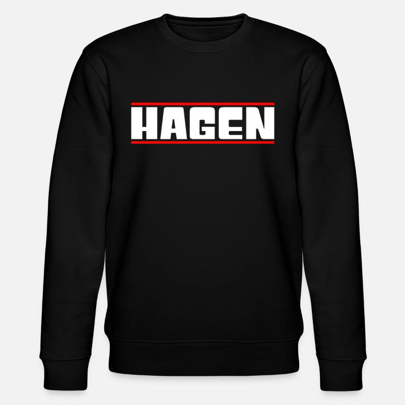 Hagen - Sweat bio CHANGER Stanley/Stella Unisexe - noir