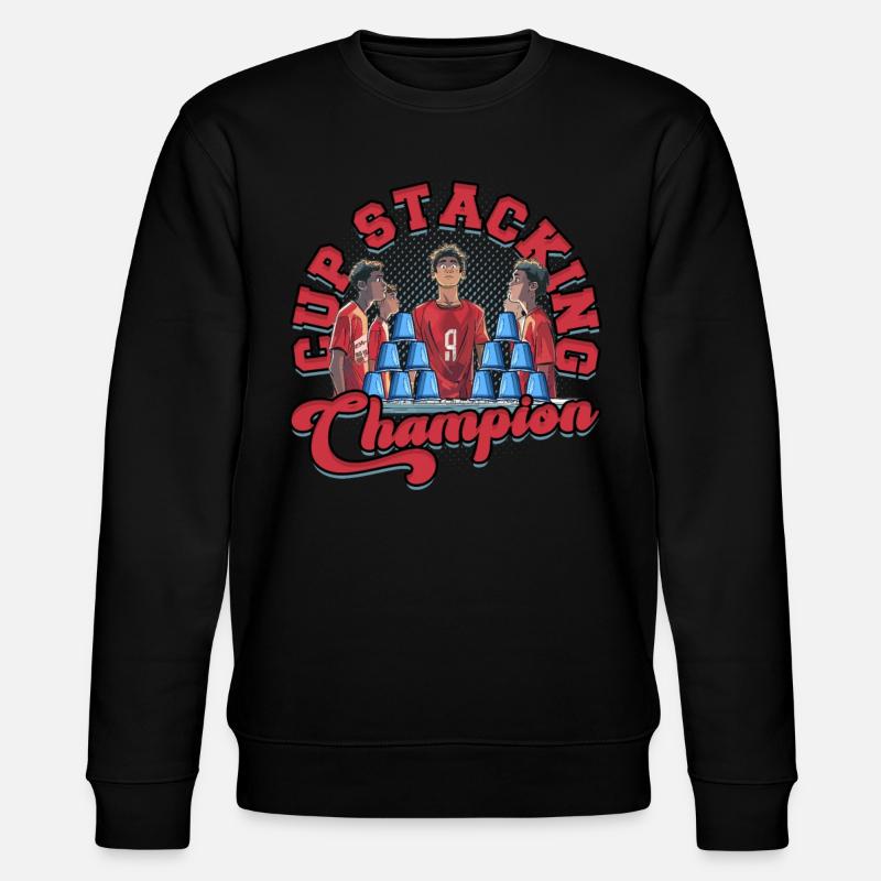 Cup Stacking Champion - Stanley/Stella Unisex Bio-Sweatshirt CHANGER  - Schwarz