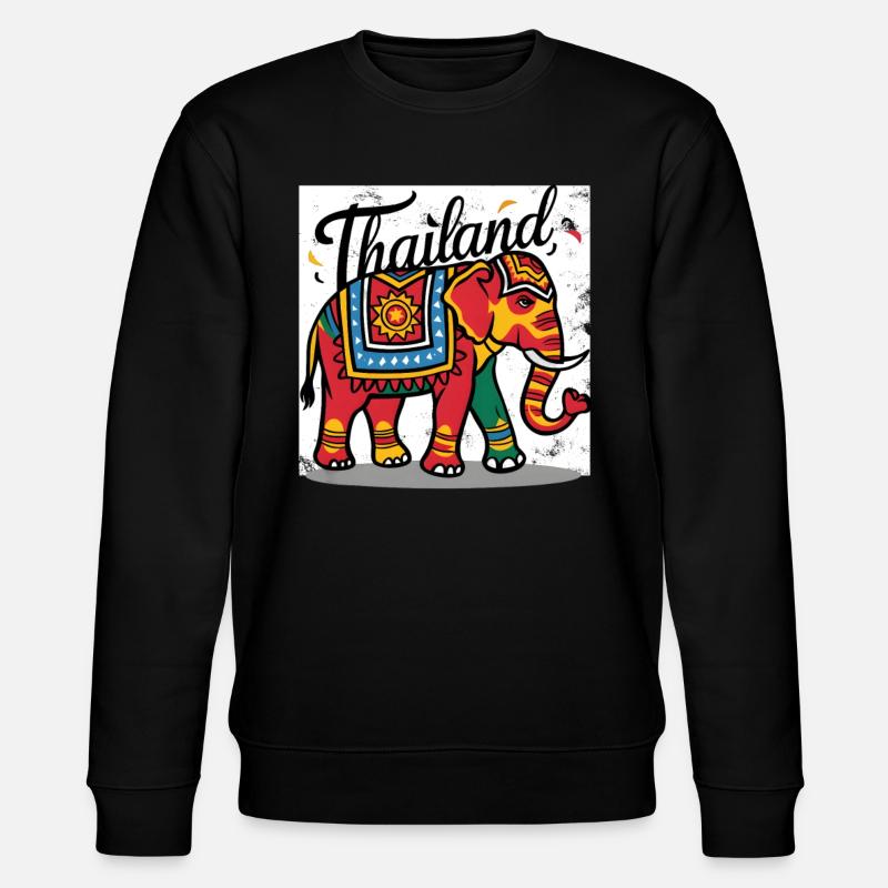 Éléphant de Thaïlande - Sweat bio CHANGER Stanley/Stella Unisexe - noir