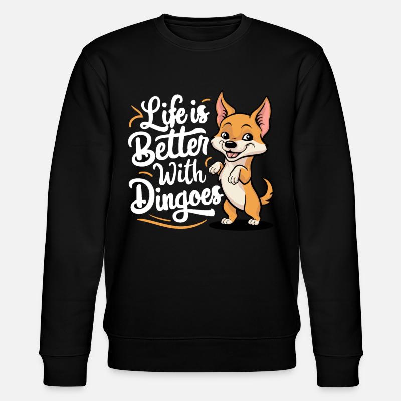 Dingo australien - Sweat bio CHANGER Stanley/Stella Unisexe - noir
