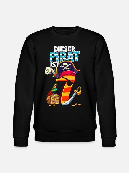 7e anniversaire Pirates - Sweat bio CHANGER Stanley/Stella Unisexe - noir