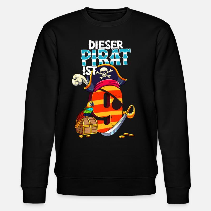 9e anniversaire Pirates - Sweat bio CHANGER Stanley/Stella Unisexe - noir