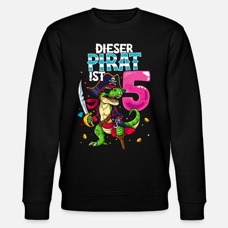5e anniversaire Pirates - Sweat bio CHANGER Stanley/Stella Unisexe - noir