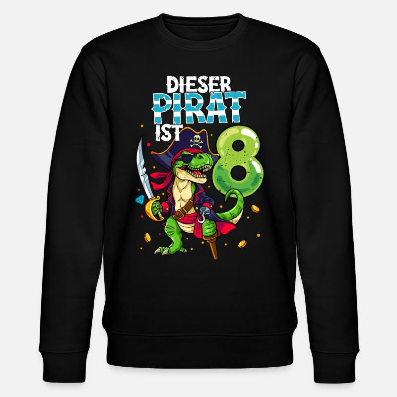 8e anniversaire Pirates - Sweat bio CHANGER Stanley/Stella Unisexe - noir
