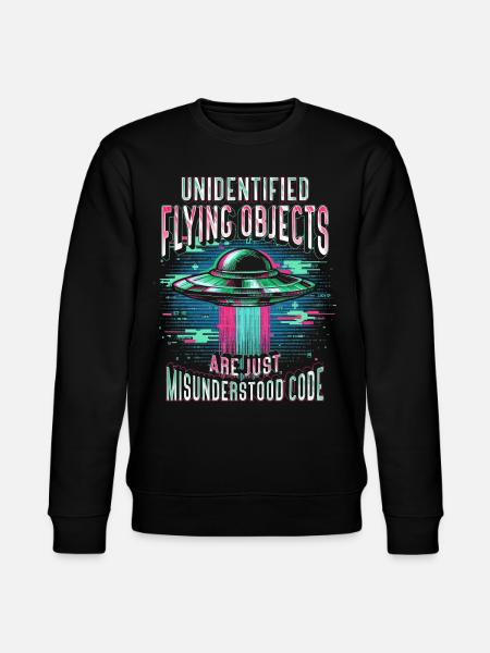 Robotics Engineer Misunderstood Code - Stanley/Stella CHANGER Unisex Organic Sweatshirt - black