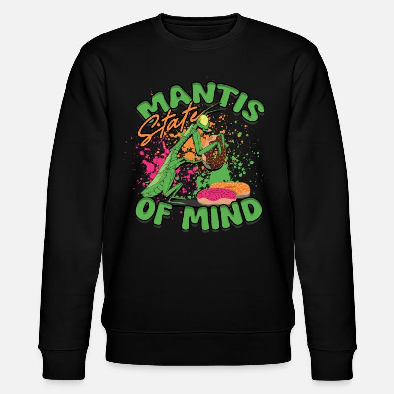 Gottesanbeterin Mantis État d’ - Sweat bio CHANGER Stanley/Stella Unisexe - noir