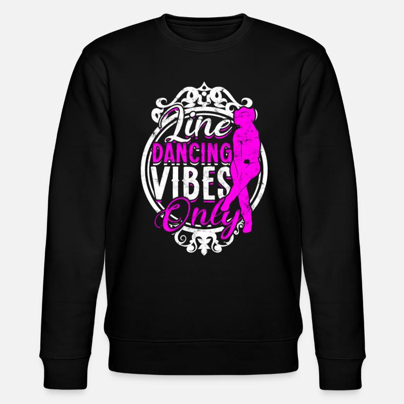 Line Dance - Stanley/Stella CHANGER Unisex Organic Sweatshirt - black