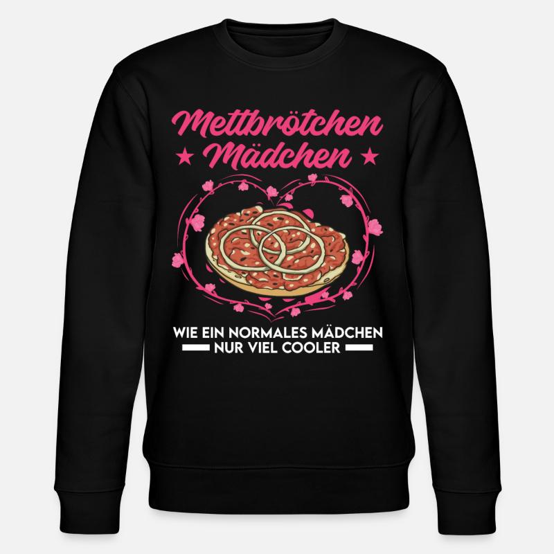 Mettbrötchen Mädchen Mett Hackepeter - Sweat bio CHANGER Stanley/Stella Unisexe - noir