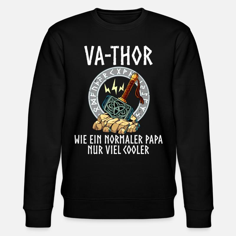 Vathor - Stanley/Stella CHANGER Unisex Organic Sweatshirt - black