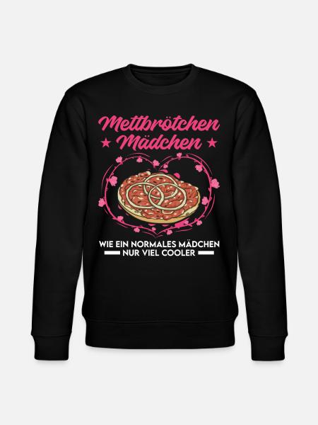 Mettbrötchen Mädchen Mett Hackepeter - Sweat bio CHANGER Stanley/Stella Unisexe - noir