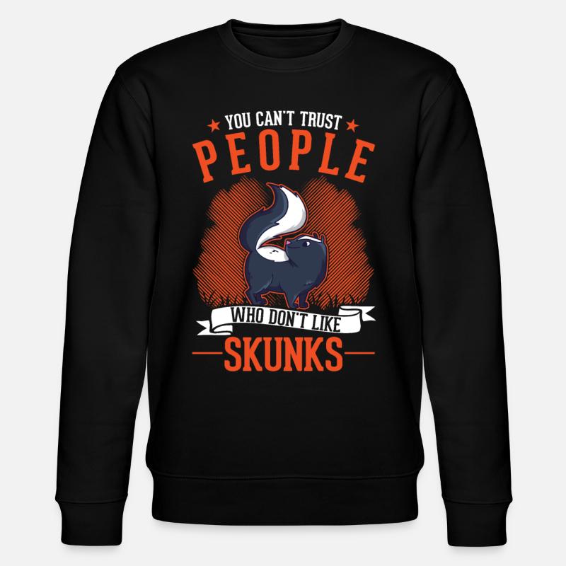 Skunk Lover - Stanley/Stella CHANGER Unisex Organic Sweatshirt - black