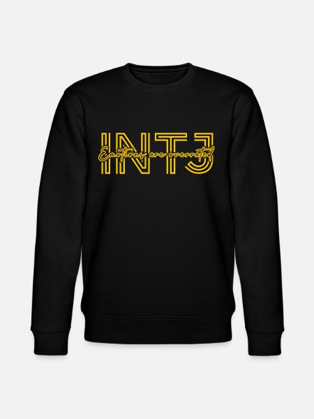 INTJ Persönlichkeit Architekt - Stanley/Stella Unisex Bio-Sweatshirt CHANGER  - Schwarz