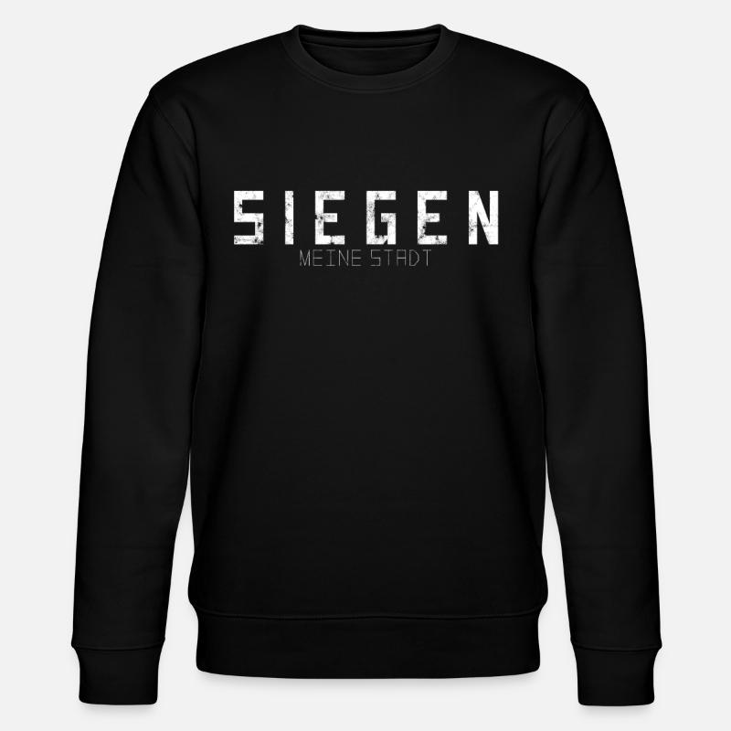 Siegen Meine Stadt - Stanley/Stella Unisex Bio-Sweatshirt CHANGER  - Schwarz