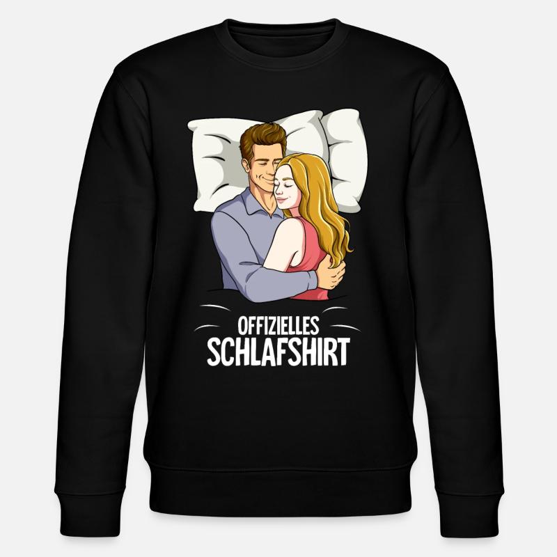 Offizielles Schlafshirt Partner - Stanley/Stella Unisex Bio-Sweatshirt CHANGER  - Schwarz