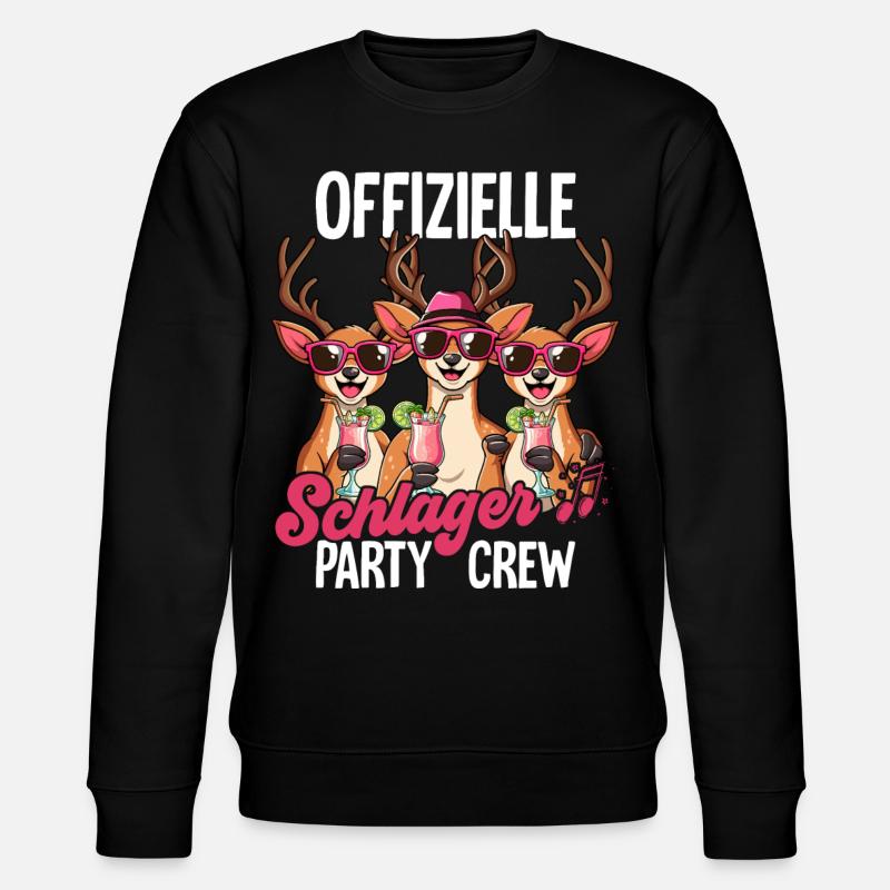 Schlager - Stanley/Stella Unisex Bio-Sweatshirt CHANGER  - Schwarz