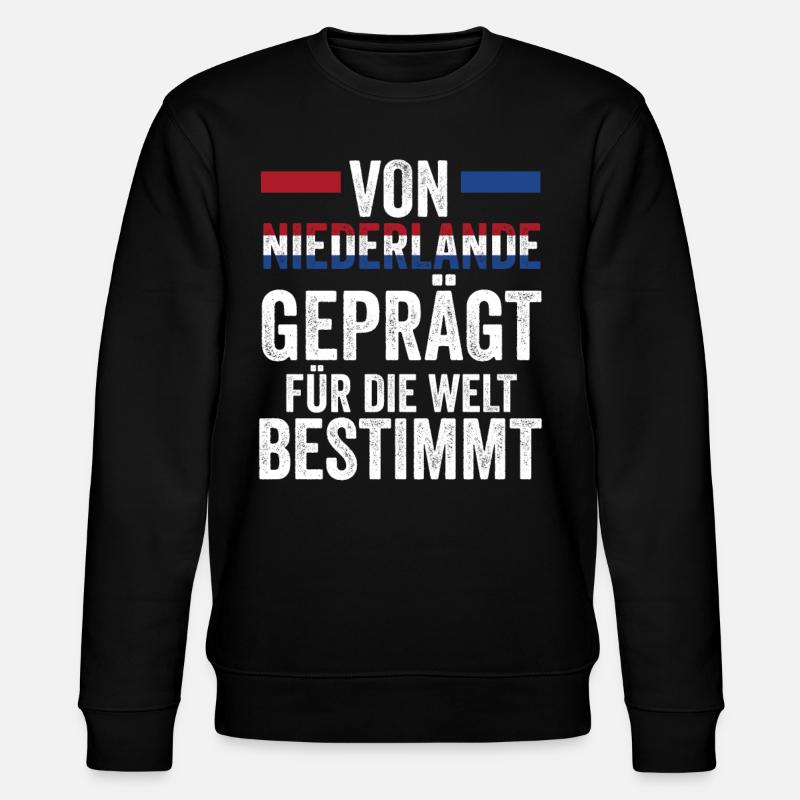 Pays-Bas Pays-Bas Pays-Bas - Sweat bio CHANGER Stanley/Stella Unisexe - noir