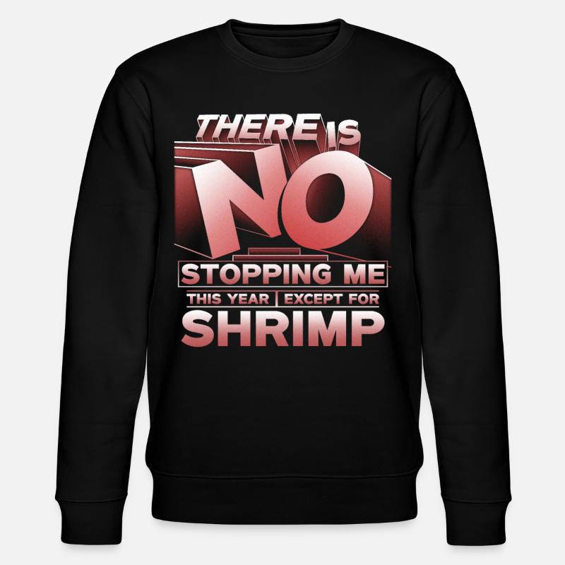 Shrimp allergy - Stanley/Stella CHANGER Unisex Organic Sweatshirt - black