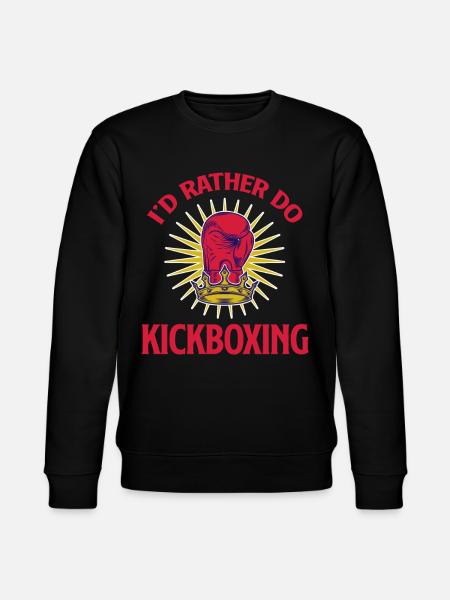 I'd rather do kickboxing. Fun - Stanley/Stella CHANGER Unisex Organic Sweatshirt - black