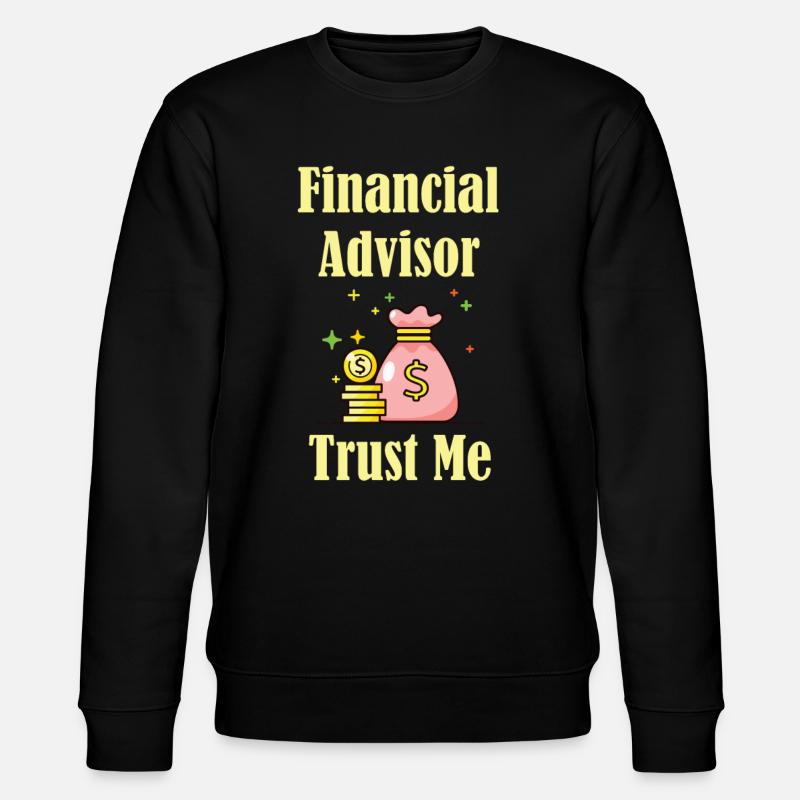Finanzberater Trust Me Buchhalter Steuersaison - Stanley/Stella Unisex Bio-Sweatshirt CHANGER  - Schwarz