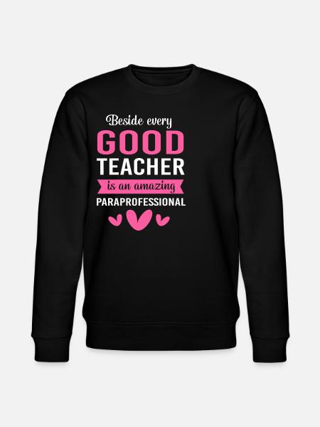Lehrerassistent Paraprofessional Paraeducator - Stanley/Stella Unisex Bio-Sweatshirt CHANGER - Schwarz