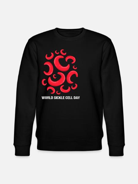 Sickle cell anemia - Stanley/Stella CHANGER Unisex Organic Sweatshirt - black