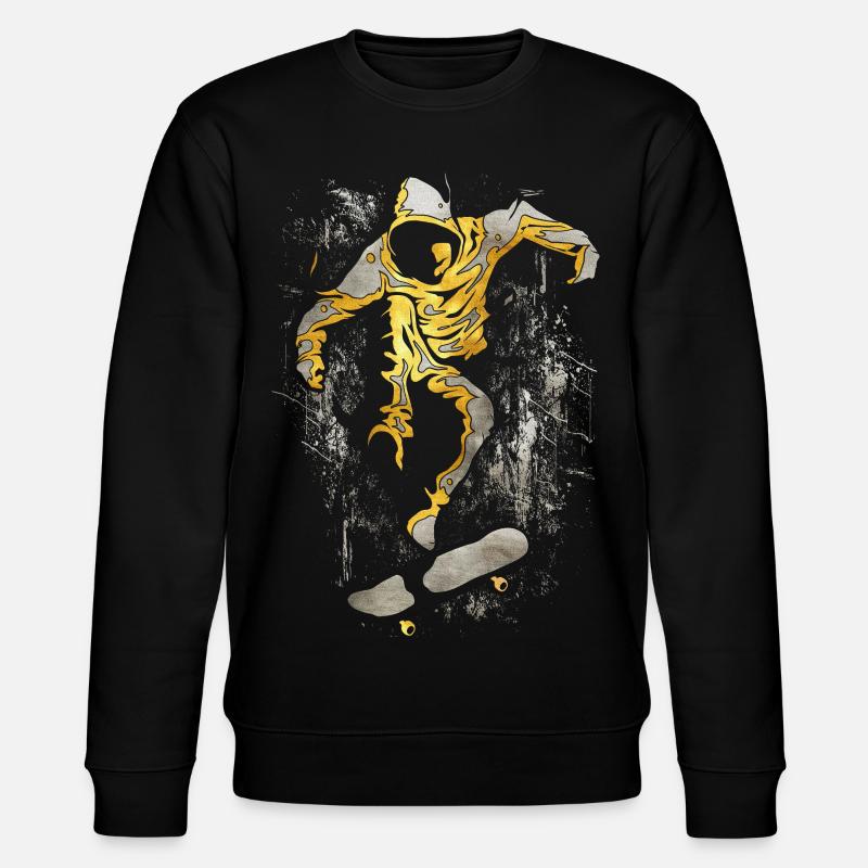 | de skate | de skateboard Patineur - Sweat bio CHANGER Stanley/Stella Unisexe - noir