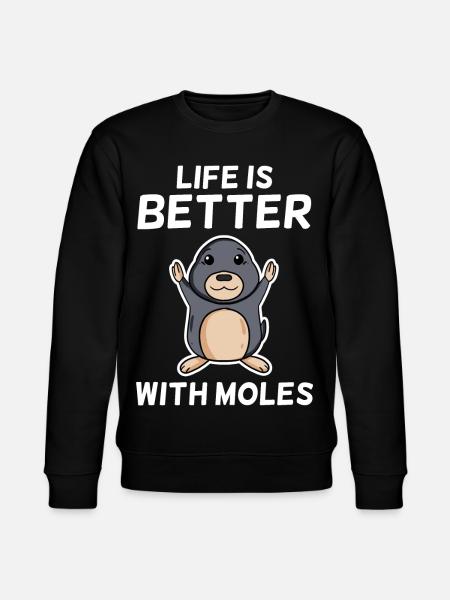 mole - Stanley/Stella CHANGER Unisex Organic Sweatshirt - black