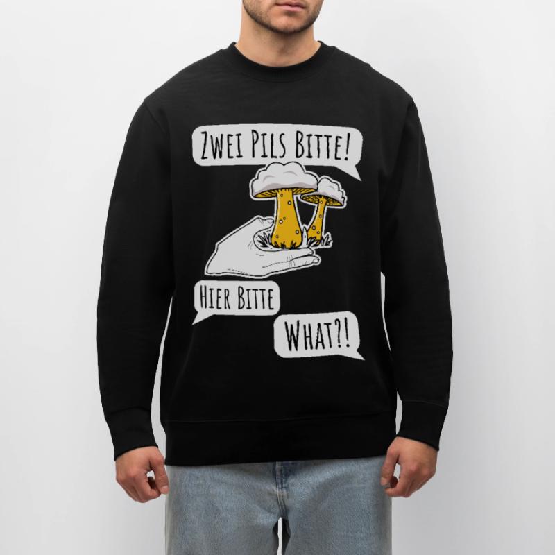 Bier bestellen ist nicht einfach! Pils oder Pilz? Stanley/Stella Unisex Bio-Sweatshirt CHANGER 