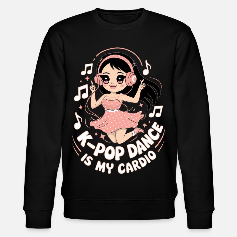 K-Pop Tanz Lustig Korea - Stanley/Stella Unisex Bio-Sweatshirt CHANGER  - Schwarz