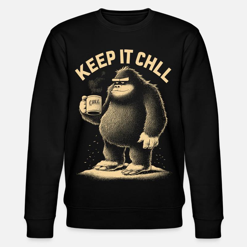 Keep it chillig - Stanley/Stella Unisex Bio-Sweatshirt CHANGER  - Schwarz