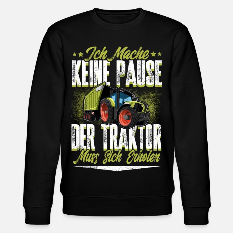 Landwirt - Stanley/Stella Unisex Bio-Sweatshirt CHANGER  - Schwarz