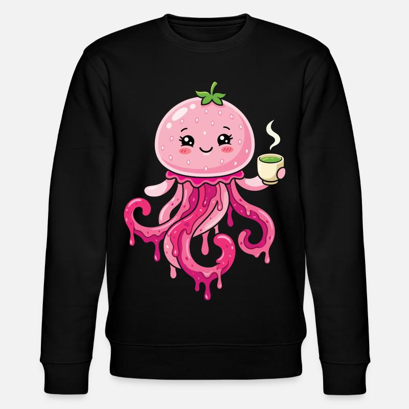 Méduse matcha de Kawaii mignonne - Sweat bio CHANGER Stanley/Stella Unisexe - noir