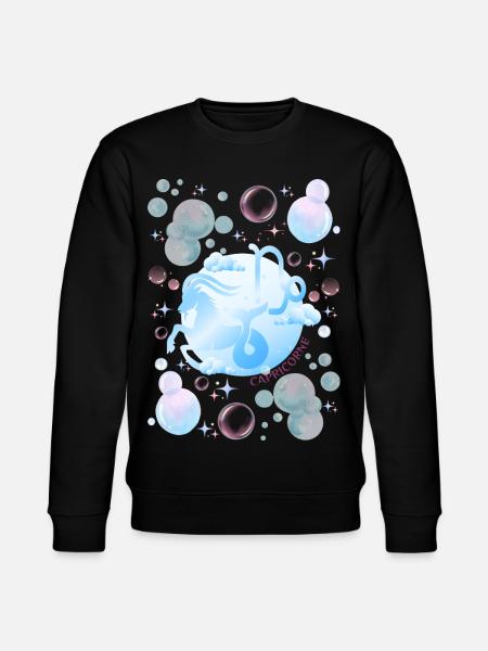 Steinbock-Frau – Astrologiegeschenk - Stanley/Stella Unisex Bio-Sweatshirt CHANGER - Schwarz