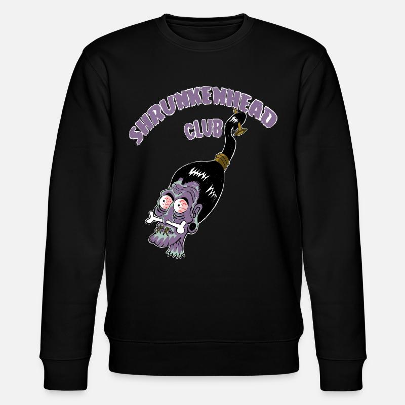 shrunken_head - Stanley/Stella CHANGER Unisex Organic Sweatshirt - black