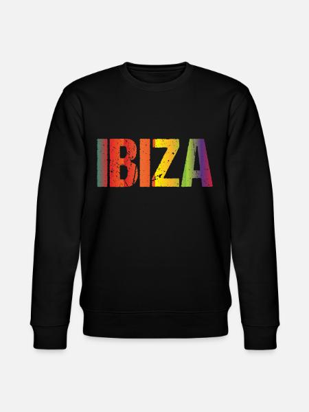 Retro Ibiza Love - Stanley/Stella CHANGER Unisex Organic Sweatshirt - black