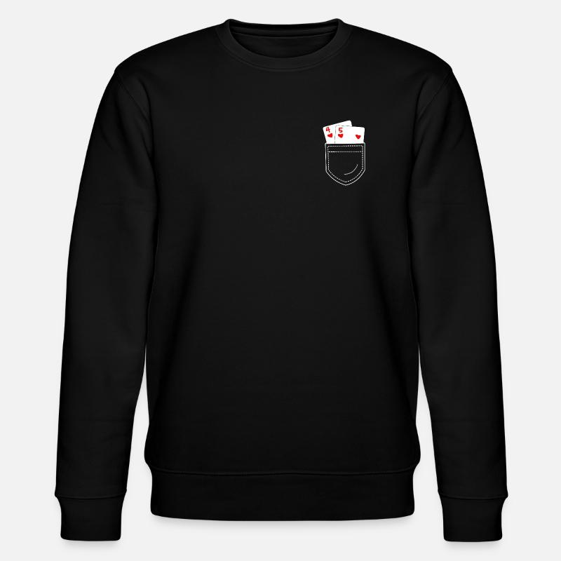 Poker - Stanley/Stella Unisex Bio-Sweatshirt CHANGER  - Schwarz