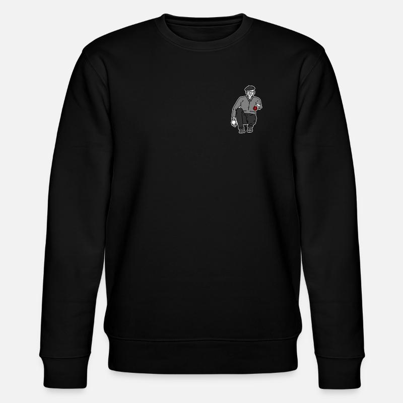 Joueur de pétanque gaucher - Sweat bio CHANGER Stanley/Stella Unisexe - noir