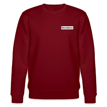 Revolutie - Stanley/Stella Uniseks bio-sweatshirt CHANGER  - bourgognerood - Voor - Nik (191cm) & Marisol (170cm)